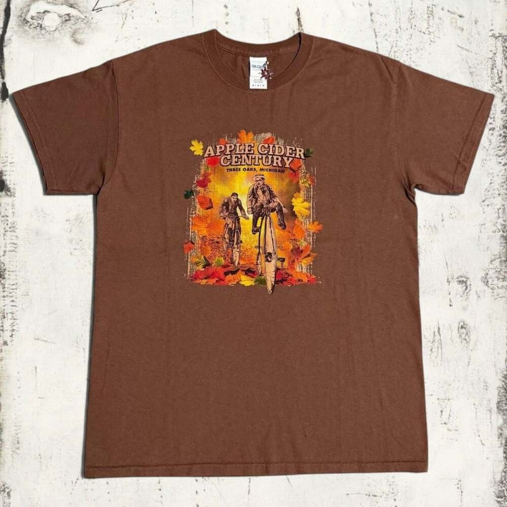 Gildan Apple Cider Century 2018 Three Oaks Michigan Event T-Shirt